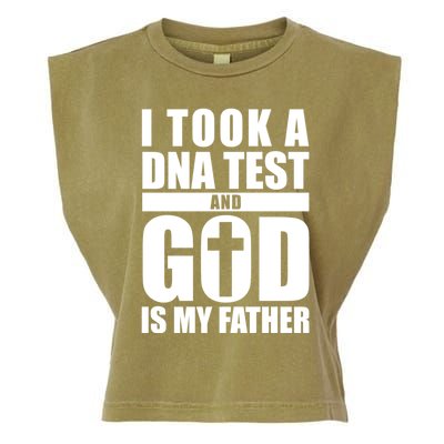 I Took A Dna Test And God Is My Father Christianity Garment-Dyed Women's Muscle Tee