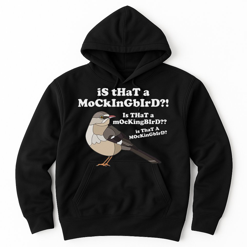 Is That A Mockingbird Funny Mockingbird Meme Hoodie