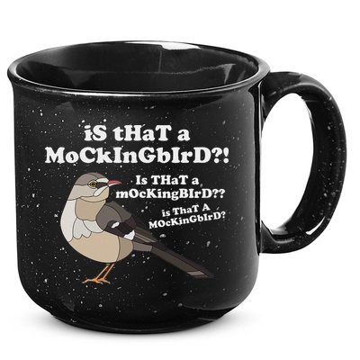 Is That A Mockingbird Funny Mockingbird Meme 15oz Campfire Ceramic Mug