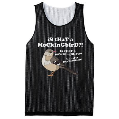 Is That A Mockingbird Funny Mockingbird Meme Mesh Reversible Basketball Jersey Tank
