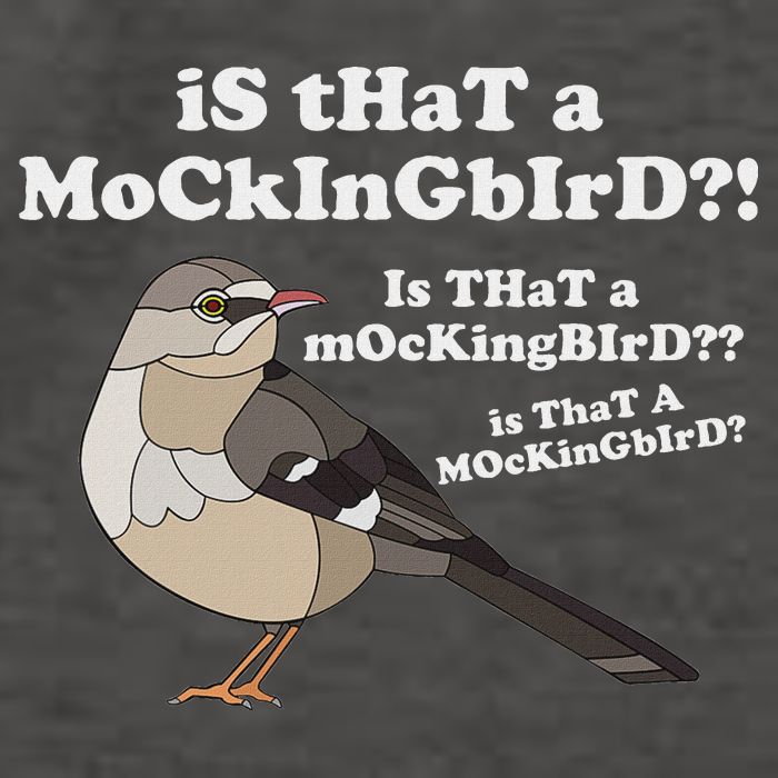 Is That A Mockingbird Funny Mockingbird Meme Vector Backpack