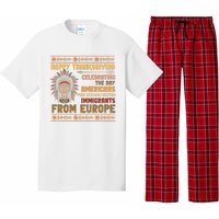 Indigenous Thanksgiving American Fed Undocumented Immigrants Pajama Set