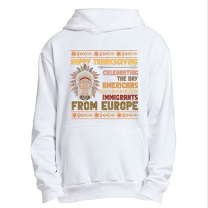 Indigenous Thanksgiving American Fed Undocumented Immigrants Urban Pullover Hoodie