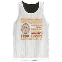 Indigenous Thanksgiving American Fed Undocumented Immigrants Mesh Reversible Basketball Jersey Tank