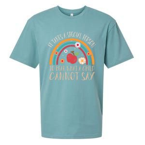 It Takes A Special Person To Hear What A Cannot Say Gift Sueded Cloud Jersey T-Shirt