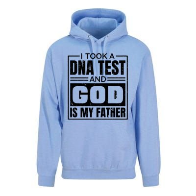 I Took A Dna Test And God Is My Father Christianity Quote Unisex Surf Hoodie