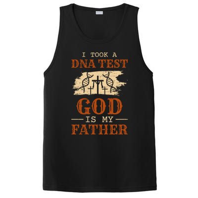 I Took A Dna Test And God Is My Father Jesus PosiCharge Competitor Tank