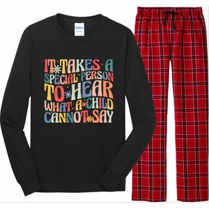 It Takes A Special Person To Hear What A Cannot Say Gift Long Sleeve Pajama Set