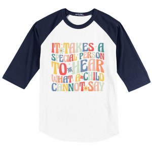 It Takes A Special Person To Hear What A Cannot Say Gift Baseball Sleeve Shirt