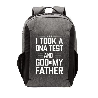 I Took A Dna Test And God Is My Father Funny Jesus Christian Vector Backpack