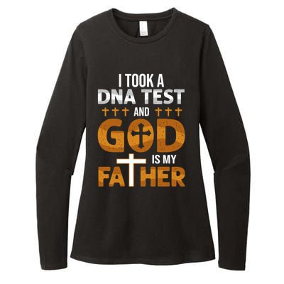 I Took A Dna Test And God Is My Father Womens CVC Long Sleeve Shirt