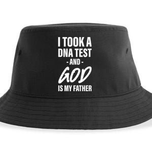 I Took A Dna Test And God Is My Father Sustainable Bucket Hat