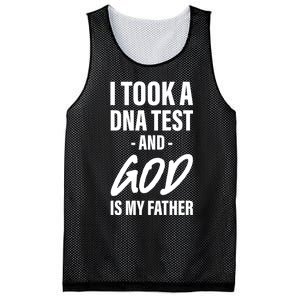 I Took A Dna Test And God Is My Father Mesh Reversible Basketball Jersey Tank