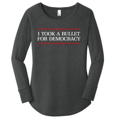 I Took A Bullet For Democracy Women's Perfect Tri Tunic Long Sleeve Shirt