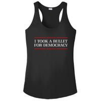 I Took A Bullet For Democracy Ladies PosiCharge Competitor Racerback Tank