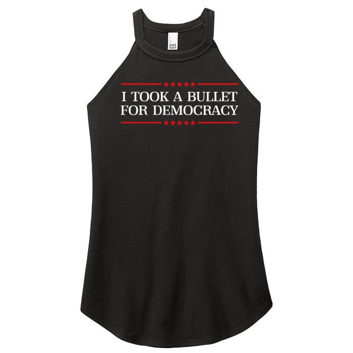 I Took A Bullet For Democracy Women's Perfect Tri Rocker Tank