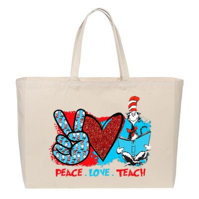 I Teach A Thing Or Two In Preschool Kindergarten 2nd Grade Cotton Canvas Jumbo Tote