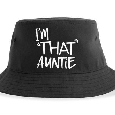 I'm That Auntie Funny Best Aunt Sustainable Bucket Hat
