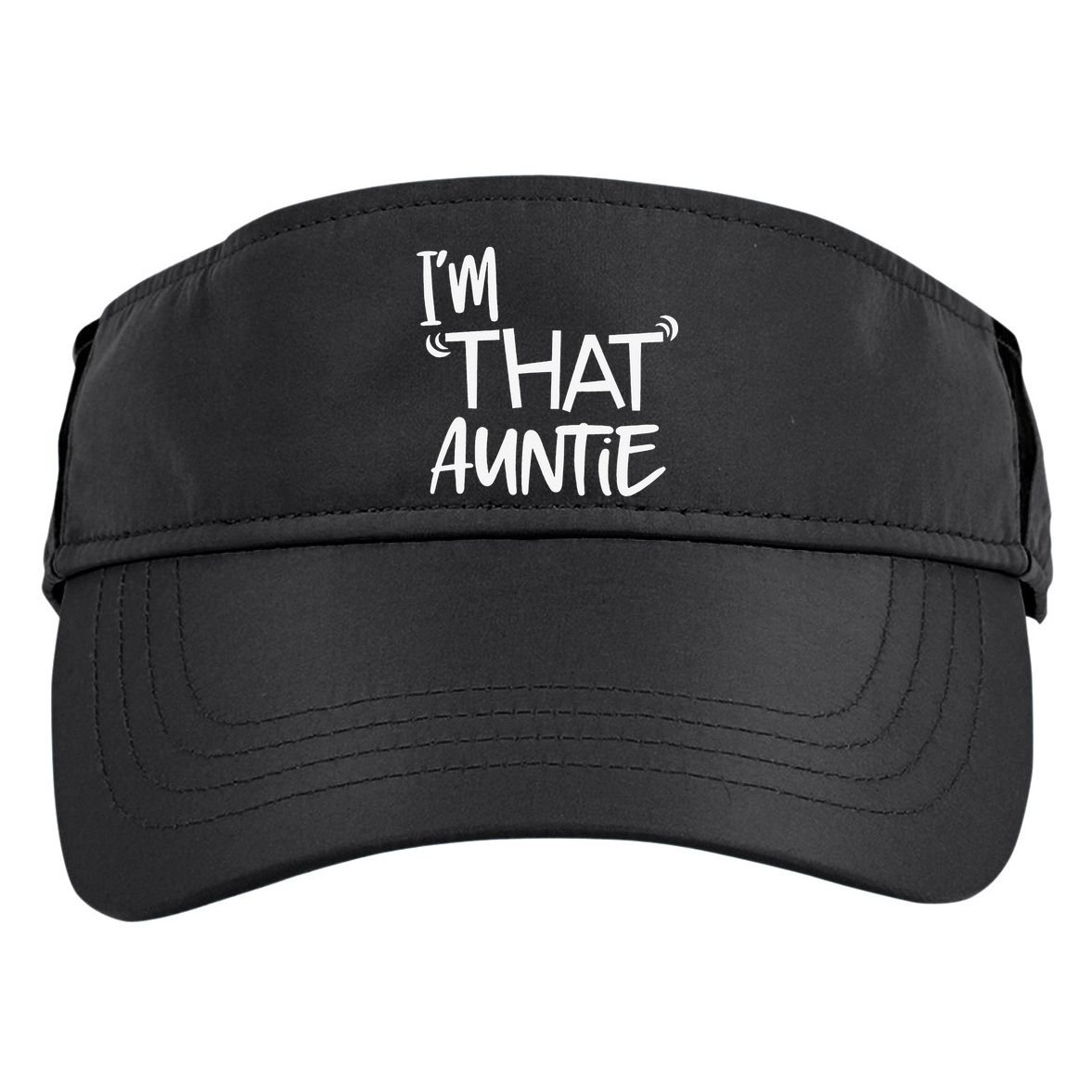 I'm That Auntie Funny Best Aunt Adult Drive Performance Visor