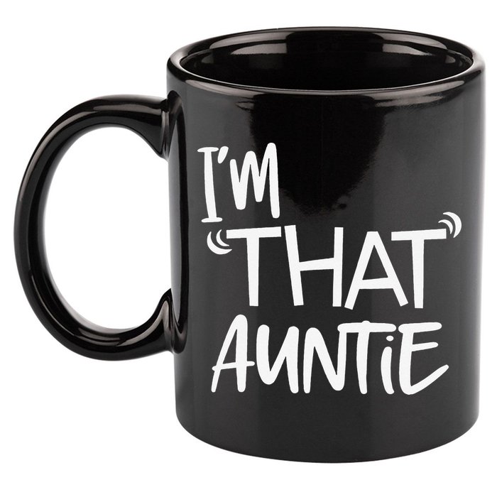 I'm That Auntie Funny Best Aunt 11oz C Handle Ceramic Mug