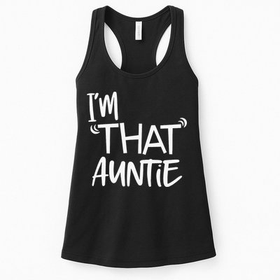 I'm That Auntie Funny Best Aunt Womens Tank Top
