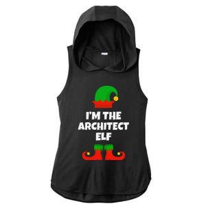 IM The Architect Elf Family Pajama Christmas Architecture Ladies PosiCharge Tri-Blend Wicking Draft Hoodie Tank