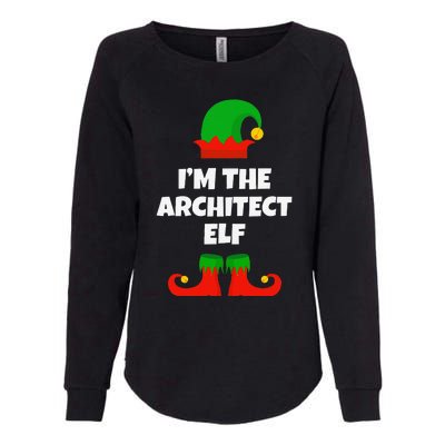 IM The Architect Elf Family Pajama Christmas Architecture Womens California Wash Sweatshirt