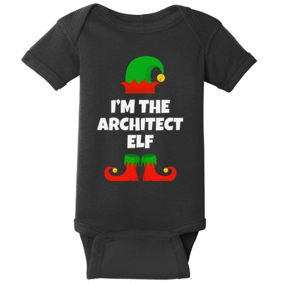 IM The Architect Elf Family Pajama Christmas Architecture Baby Bodysuit