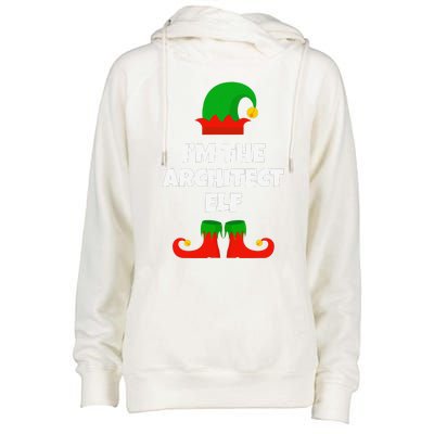 IM The Architect Elf Family Pajama Christmas Architecture Womens Funnel Neck Pullover Hood