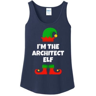 IM The Architect Elf Family Pajama Christmas Architecture Ladies Essential Tank