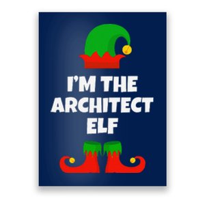 IM The Architect Elf Family Pajama Christmas Architecture Poster