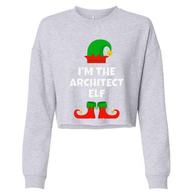 IM The Architect Elf Family Pajama Christmas Architecture Cropped Pullover Crew