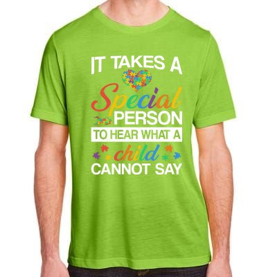 It Takes A Special Person To Hear Autism Awareness Puzzles Gift Adult ChromaSoft Performance T-Shirt