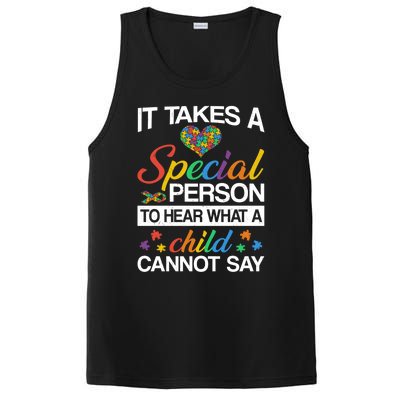 It Takes A Special Person To Hear Autism Awareness Puzzles Gift PosiCharge Competitor Tank