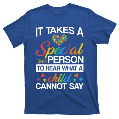 It Takes A Special Person To Hear Autism Awareness Puzzles Gift T-Shirt