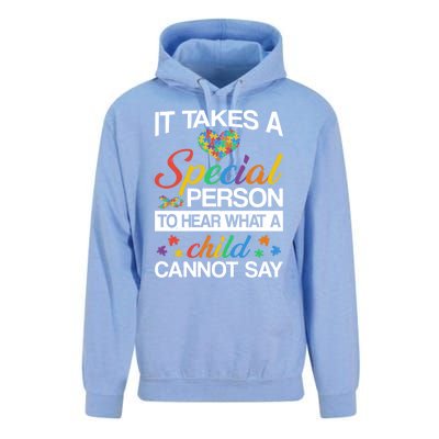 It Takes A Special Person To Hear Autism Awareness Puzzles Gift Unisex Surf Hoodie