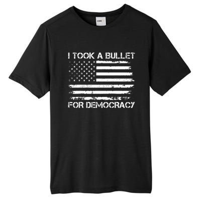 I Took A Bullet For Democracy Tall Fusion ChromaSoft Performance T-Shirt