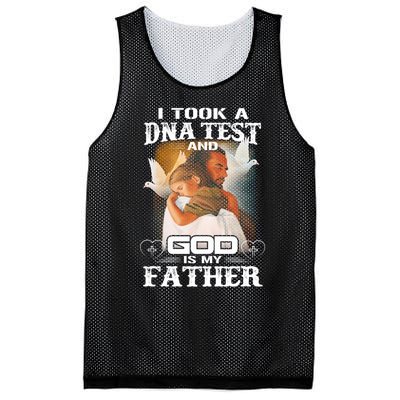 I Took A Dna Test And God Is My Father Mesh Reversible Basketball Jersey Tank