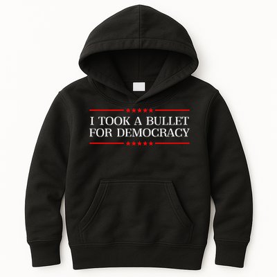 I Took A Bullet For Democracy Expresident Saying Election Kids Hoodie