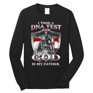 I Took A Dna Test And God Is My Father Christian Templar Long Sleeve Shirt