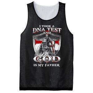 I Took A Dna Test And God Is My Father Christian Templar Mesh Reversible Basketball Jersey Tank