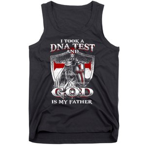 I Took A Dna Test And God Is My Father Christian Templar Tank Top