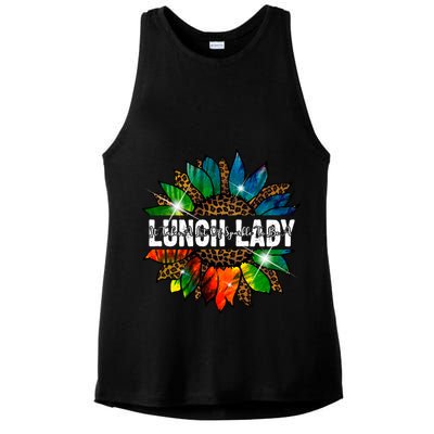 It Takes A Lot Of Sparkle To Be A Lunch Lady Ladies PosiCharge Tri-Blend Wicking Tank