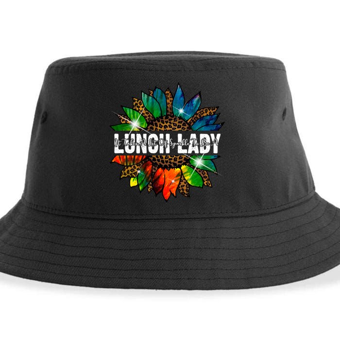 It Takes A Lot Of Sparkle To Be A Lunch Lady Sustainable Bucket Hat