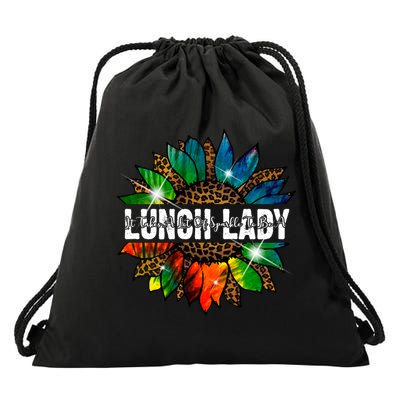 It Takes A Lot Of Sparkle To Be A Lunch Lady Drawstring Bag