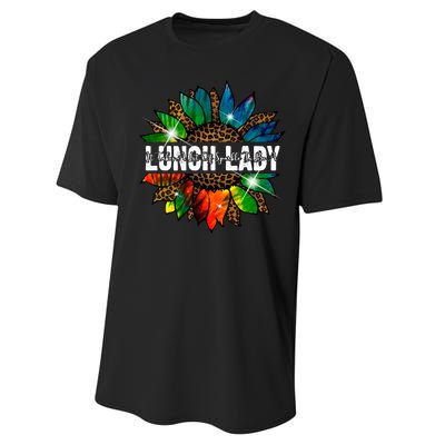 It Takes A Lot Of Sparkle To Be A Lunch Lady Performance Sprint T-Shirt