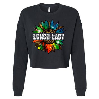 It Takes A Lot Of Sparkle To Be A Lunch Lady Cropped Pullover Crew