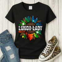 It Takes A Lot Of Sparkle To Be A Lunch Lady Womens T-Shirt