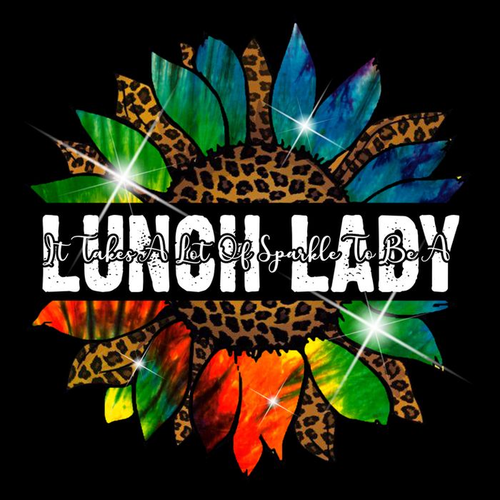 It Takes A Lot Of Sparkle To Be A Lunch Lady Women's V-Neck T-Shirt