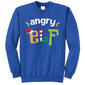 Im The Angry Elf Squad Christmas Elves Matching Family Cool Gift Sweatshirt